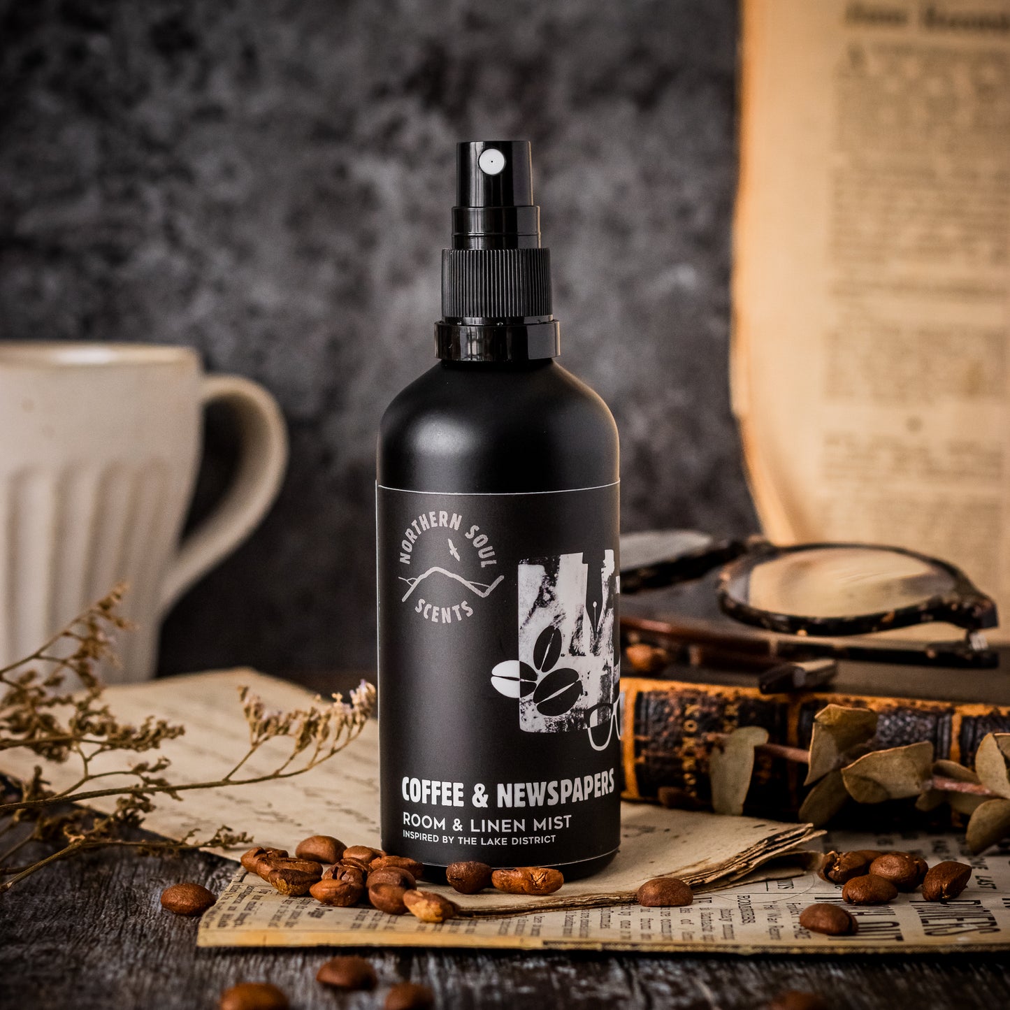Coffee & Newspapers Room & Linen Mist - Northern Soul Scents