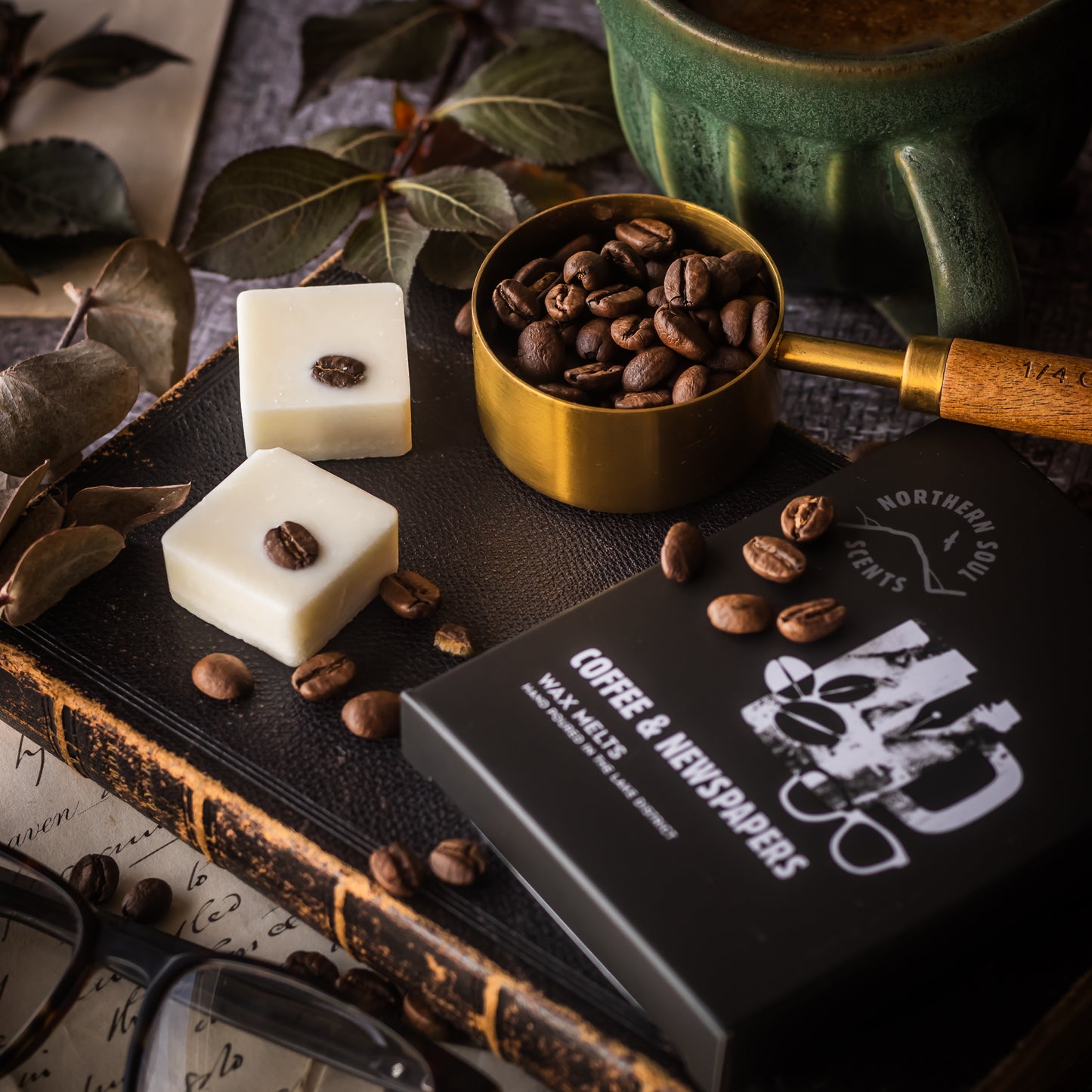 Coffee & Newspapers Wax Melts - Northern Soul Scents