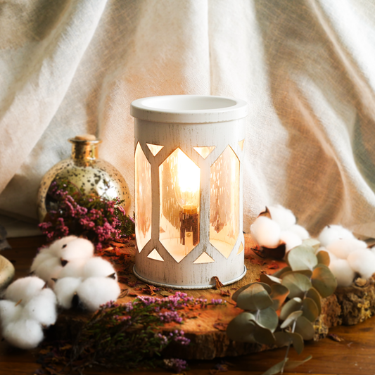 Vintage Edison Bulb Burner - White - Northern Soul Scents