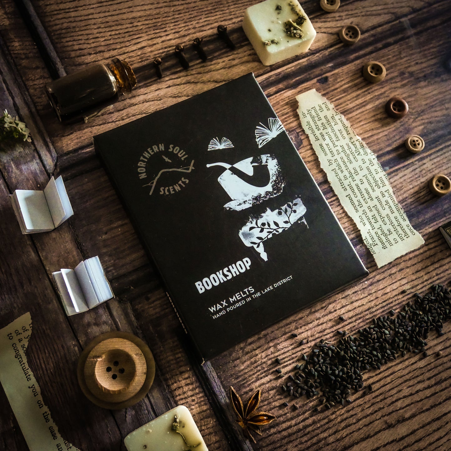 Bookshop Wax Melts - Northern Soul Scents